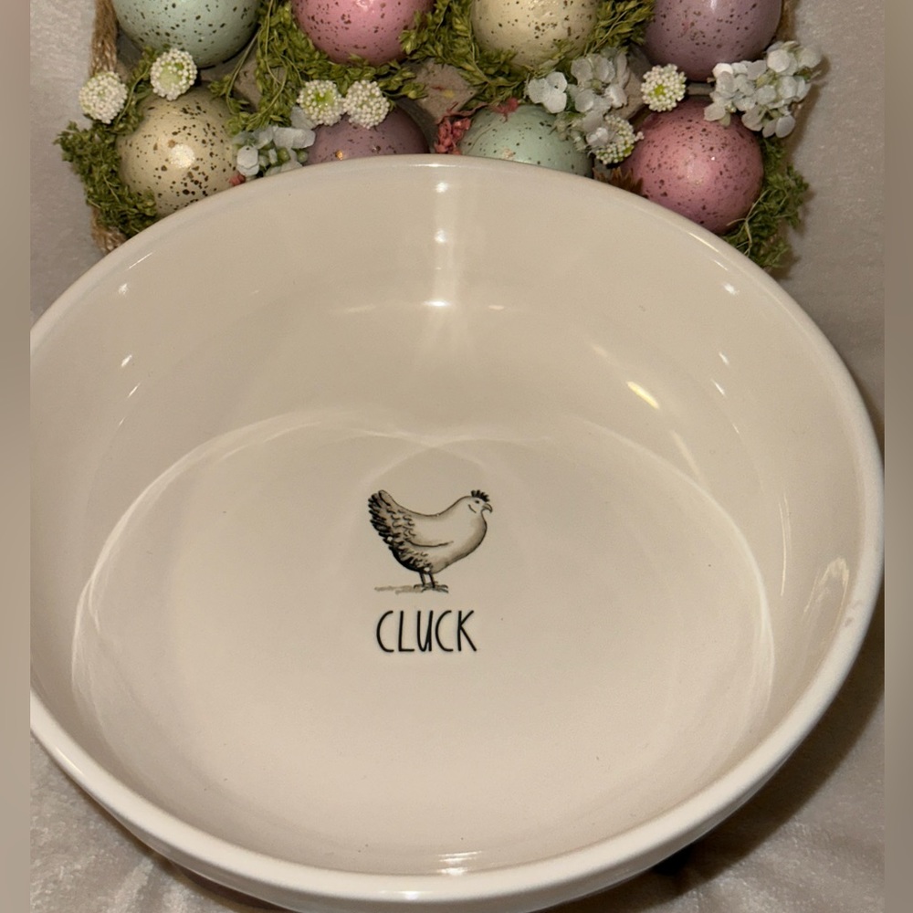 Rae Dunn Chicken Hen Cluck Pasta Bowl